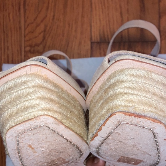 Dolce Vita Beige Wedge Sandals - Picture 8 of 9